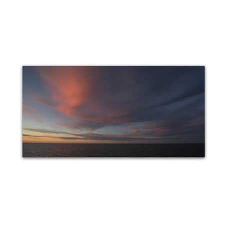Kurt Shaffer 'Soft Sunset' Canvas Art,16x32